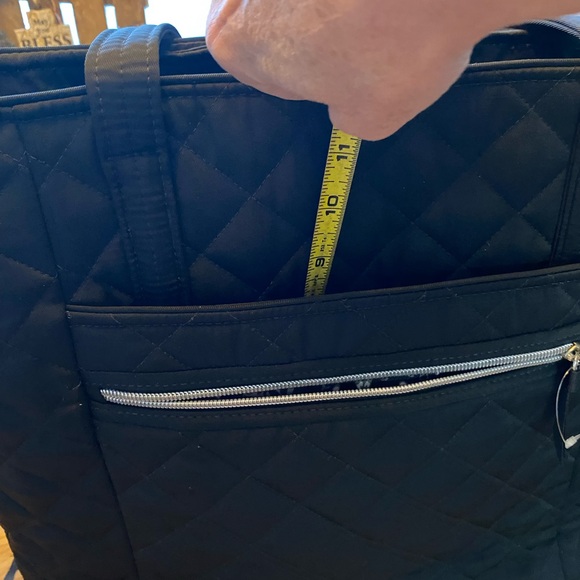 New Black Vera Bradley bag. Never been used. Shoulder or tote offers welcome - Picture 7 of 15